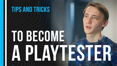 how to become a playtester.